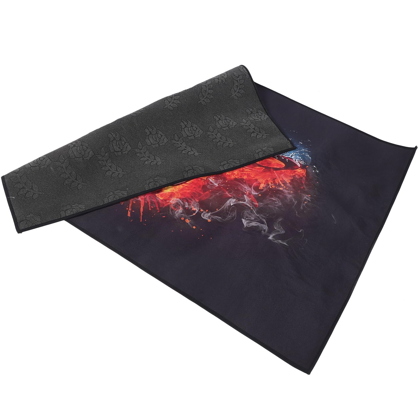Housoutil Tapis de Batterie Design Chic et Unique en Flanelle et Amortisseur Antidérapant Particules Antidérapantes Maison et Salle de Pratique