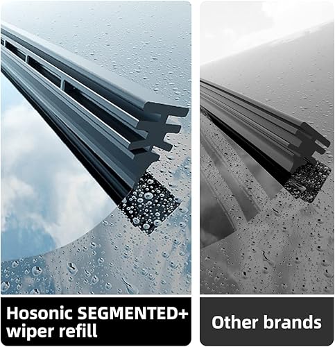 Miniatura 3 de Limpiaparabrisas de 24 + 24 pulgadas, limpiaparabrisas para todas las estaciones, limpiaparabrisas reemplazables para automóviles, doble vida útil