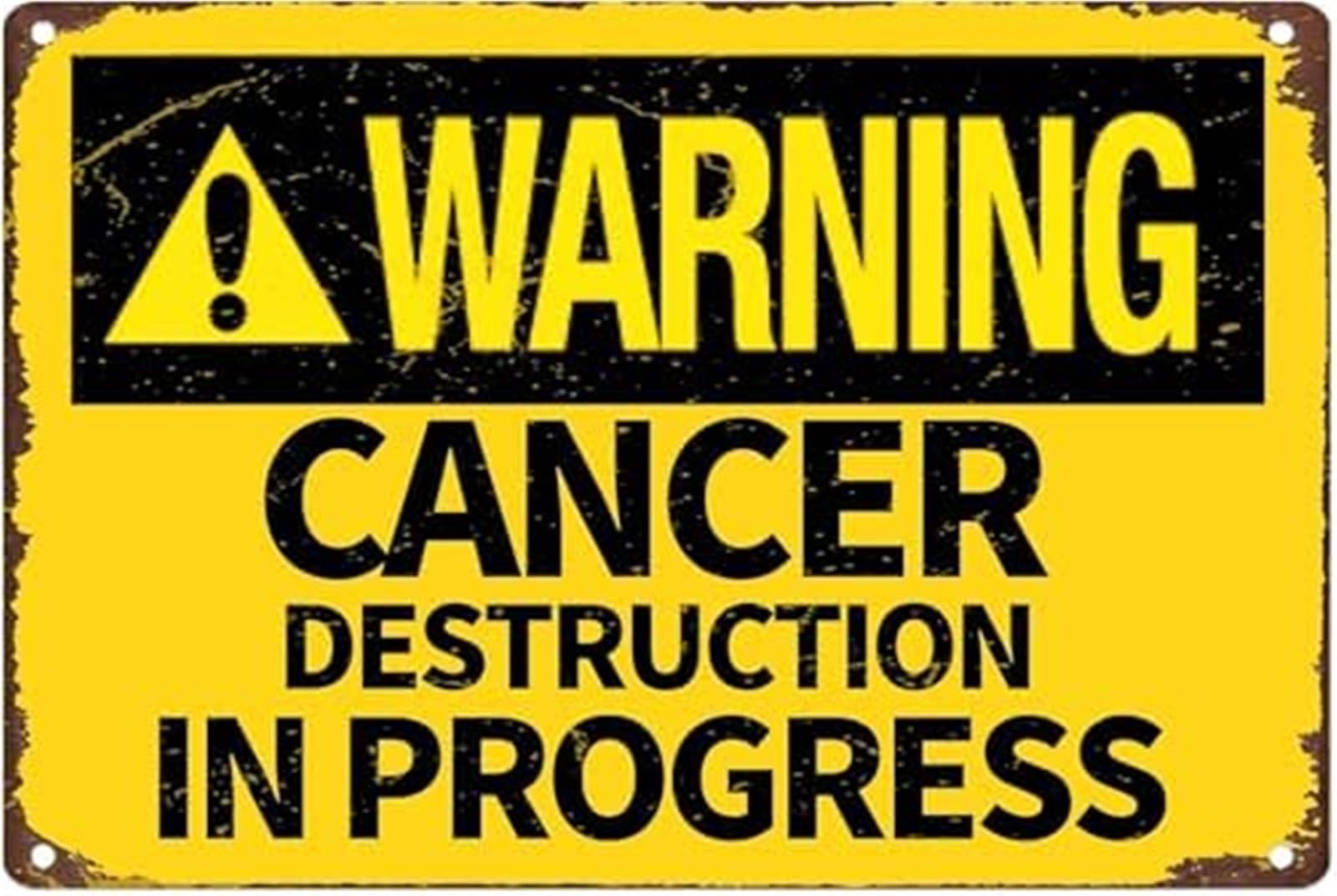 FNYUVNFAF Hope in Progress Awareness Retro Metal Sign for Encouragement Wall Decor 8 X 12 in