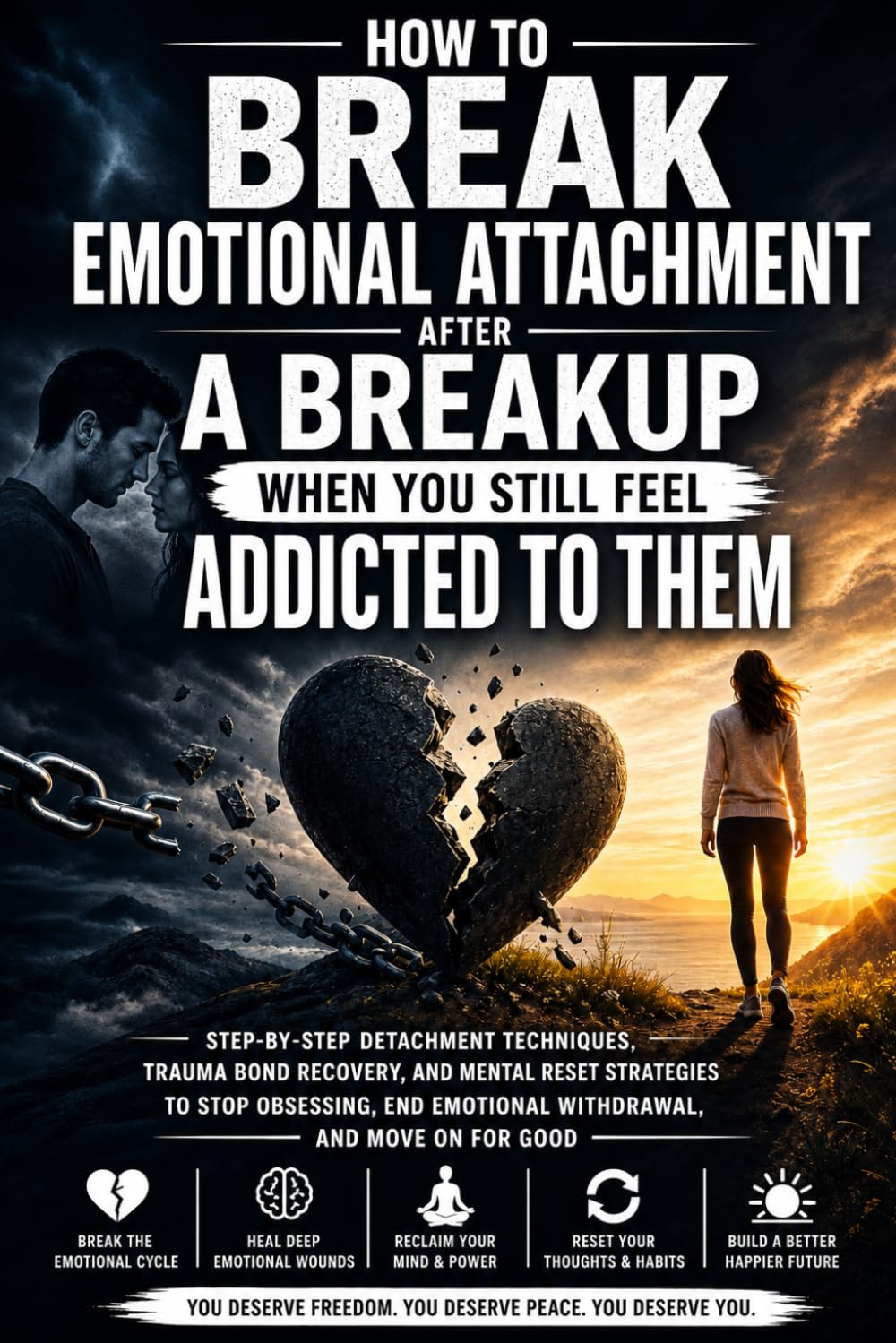 How to Break Emotional Attachment After a Breakup When You Still Feel Addicted to Them: Step-by-Step Detachment Techniques, Trauma Bond Recovery, and Mental Reset Strategies to Stop Obsessing