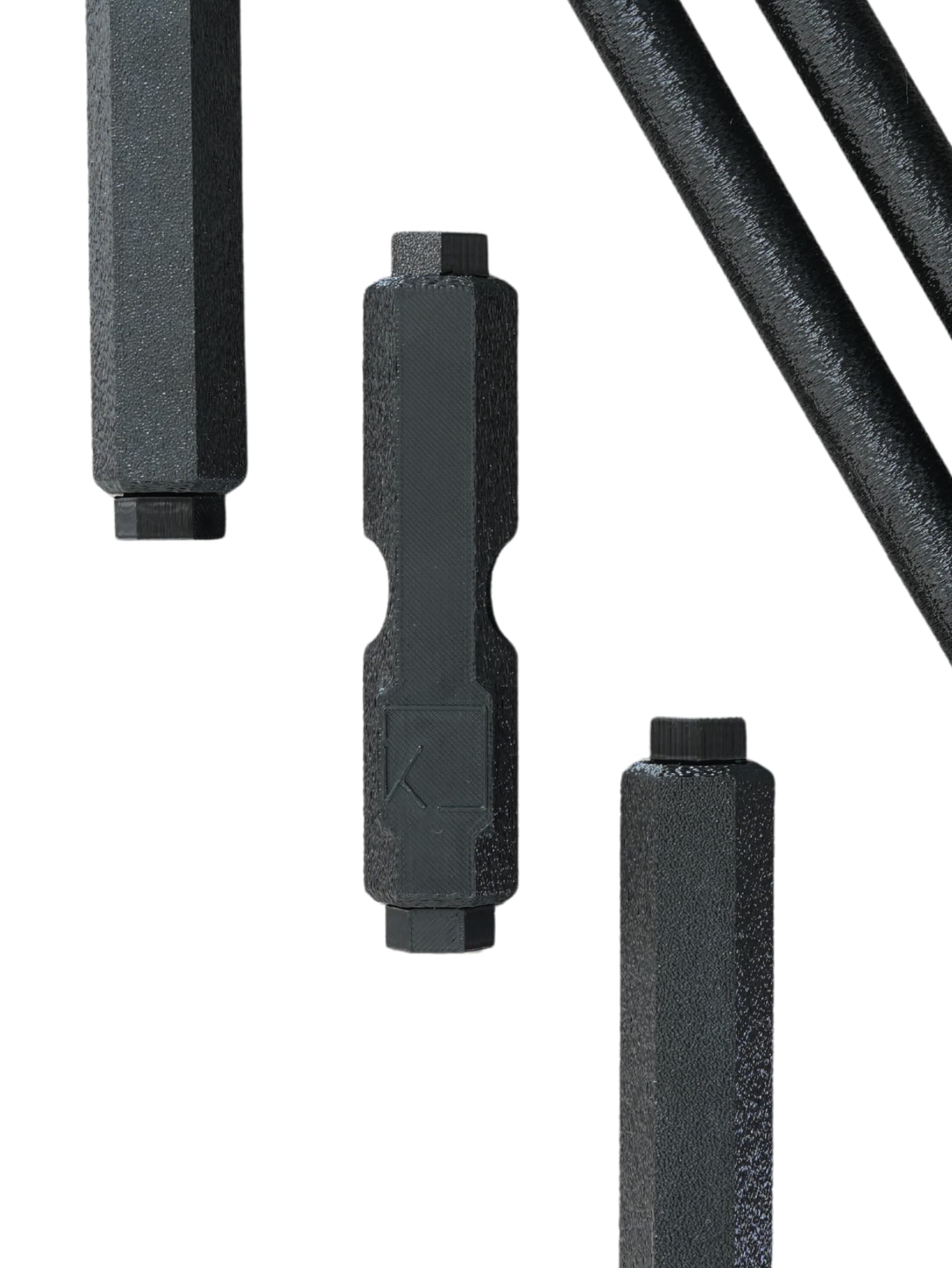 Treppenschutzgitter ohne Bohren, Kindersicherung & Haustierschutz für offene Treppenstufen, Schwarz (2, M 80 cm)