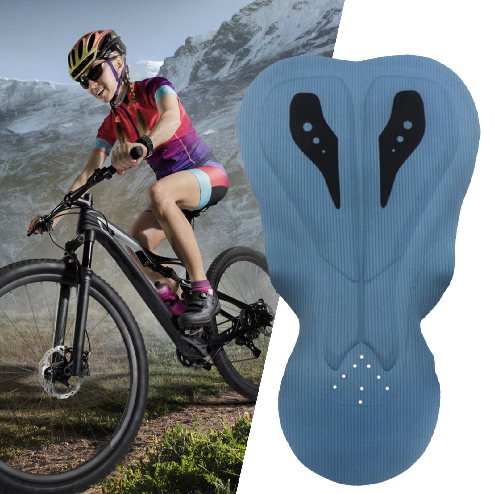 Culotte De Ciclismo con Almohadilla De Gel | Culotte de Ciclismo con Almohadilla de Gel,Acabado Suave Antigolpes y Transpirable para Mujeres Deportivas en Bici, Pantalones y Subpantalones al