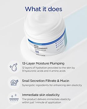 Amazon.com: wellage Real Hyaluronic Mucin Cream - Korean