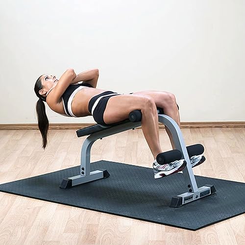 Miniatura 6 de Body-Solid Powerline - Tabla de abdominales (PAB139X), paquete de 6 equipos de ejercicio para entrenamiento de fuerza, gimnasio en casa, banco de