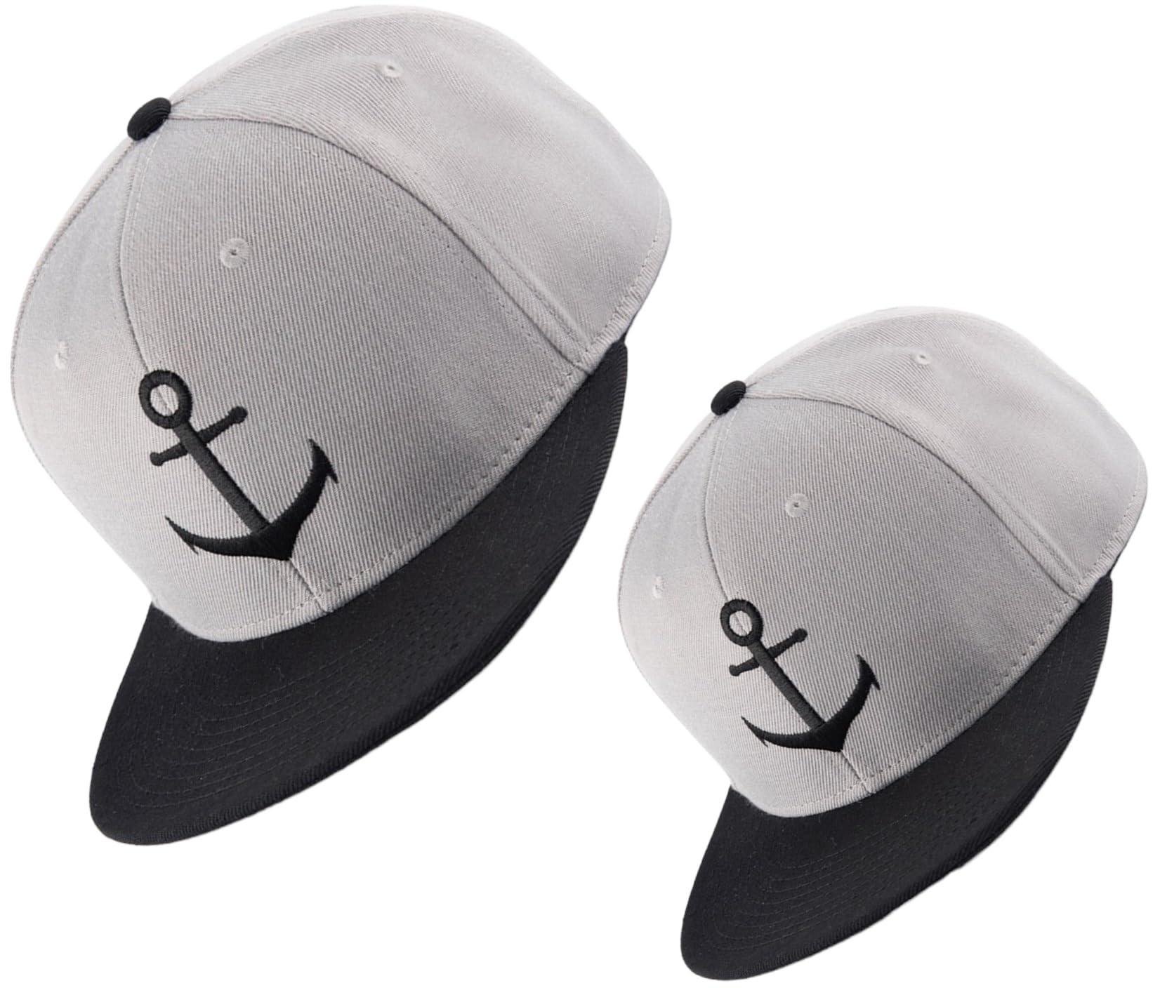 Snapback Cap 2er-Set Partnerlook für Klein und Groß