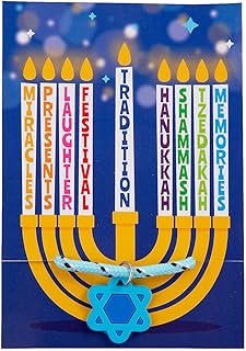 Fun Express Hanukkah Bracelets with Card, 12 Pieces