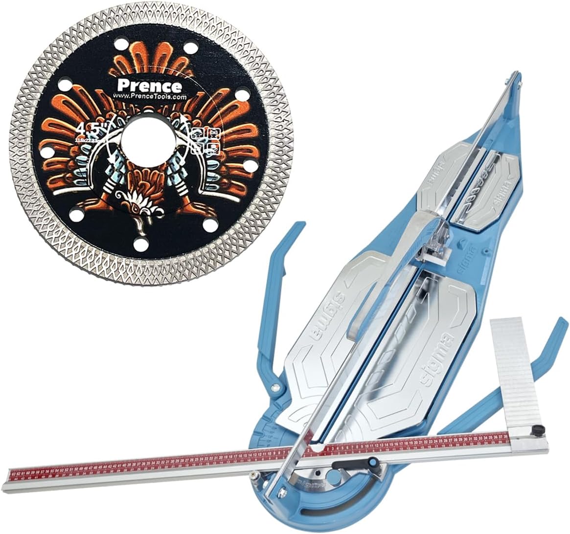 Sigma 37"" Tile PUSH Cutter 4DN + Xpeed 4.5 inch Mesh Blade
