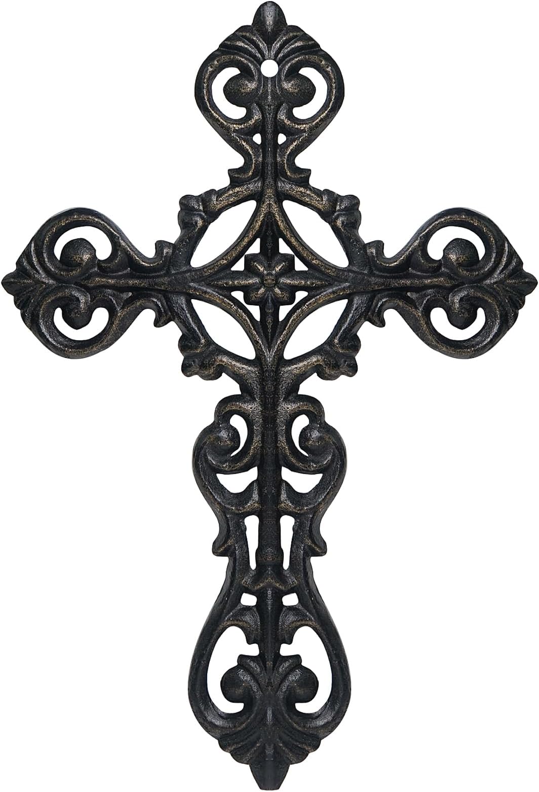 DreamsEden Metal Cross Wall Decor, Small Hanging Art Home Room Decoration, 8.5’’H