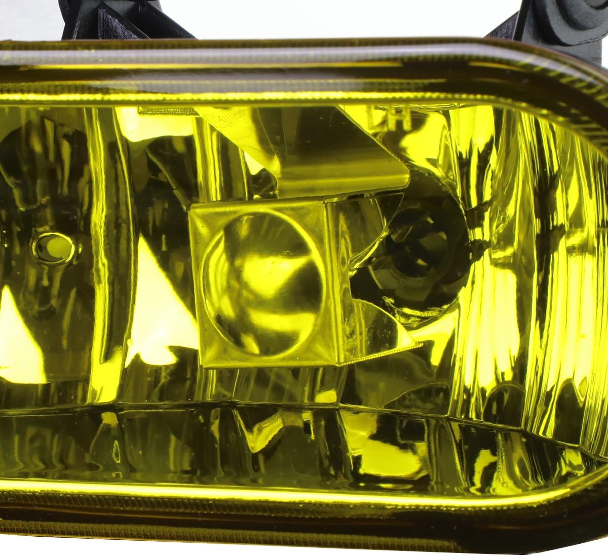 Auto Dynasty Fog Lights Assembly Compatible with 2002-2006 Cadillac Escalade, Bumper Driving Fog Lights Wiring, Driver Passenger Side, Amber Lens