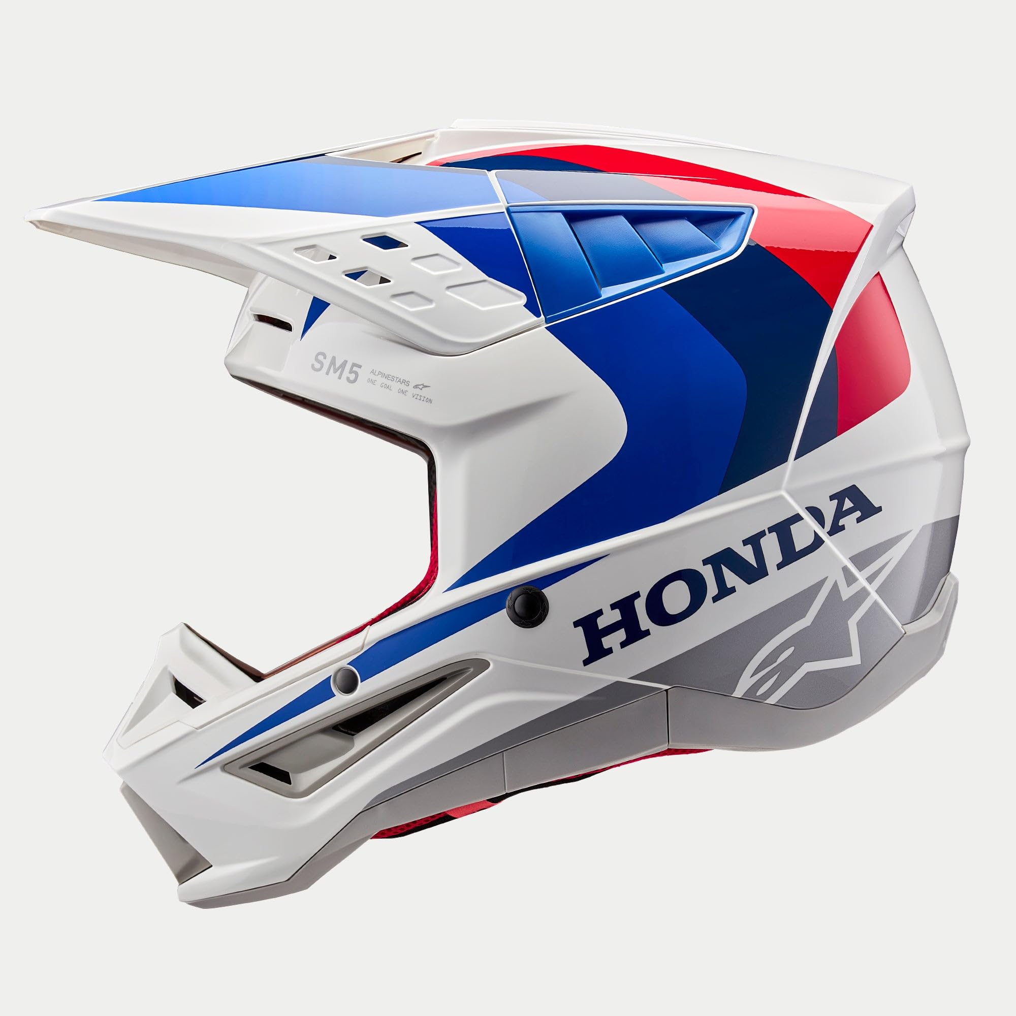 Amazon.com: Alpinestars 8308123-2217-S: Honda S-M5 Helmet White