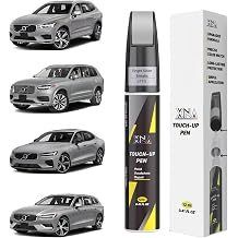 XNA Bright Silver Metallic711 for Volvo Touch Up Paint, Car Scratch Remover for Nicks and Chips Repair, 2-In-1 Quick & Easy Fix Car Scratch Repair Kit with Exact Color-Matched