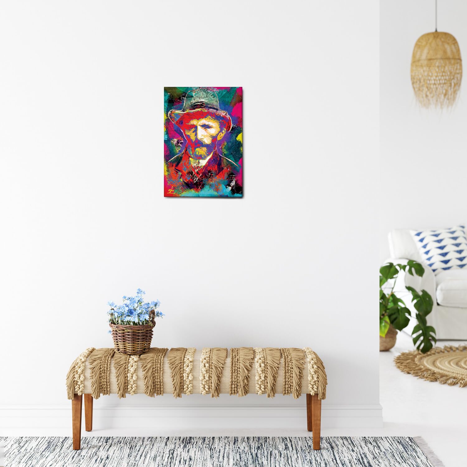 Giallobus - Cuadro - Vassily Kandinsky - En El Otro - Vidrio Acrílico - 50x70 - Listo Para Colgar - Cuadros Modernos Para El Hogar : MANUFACTURER