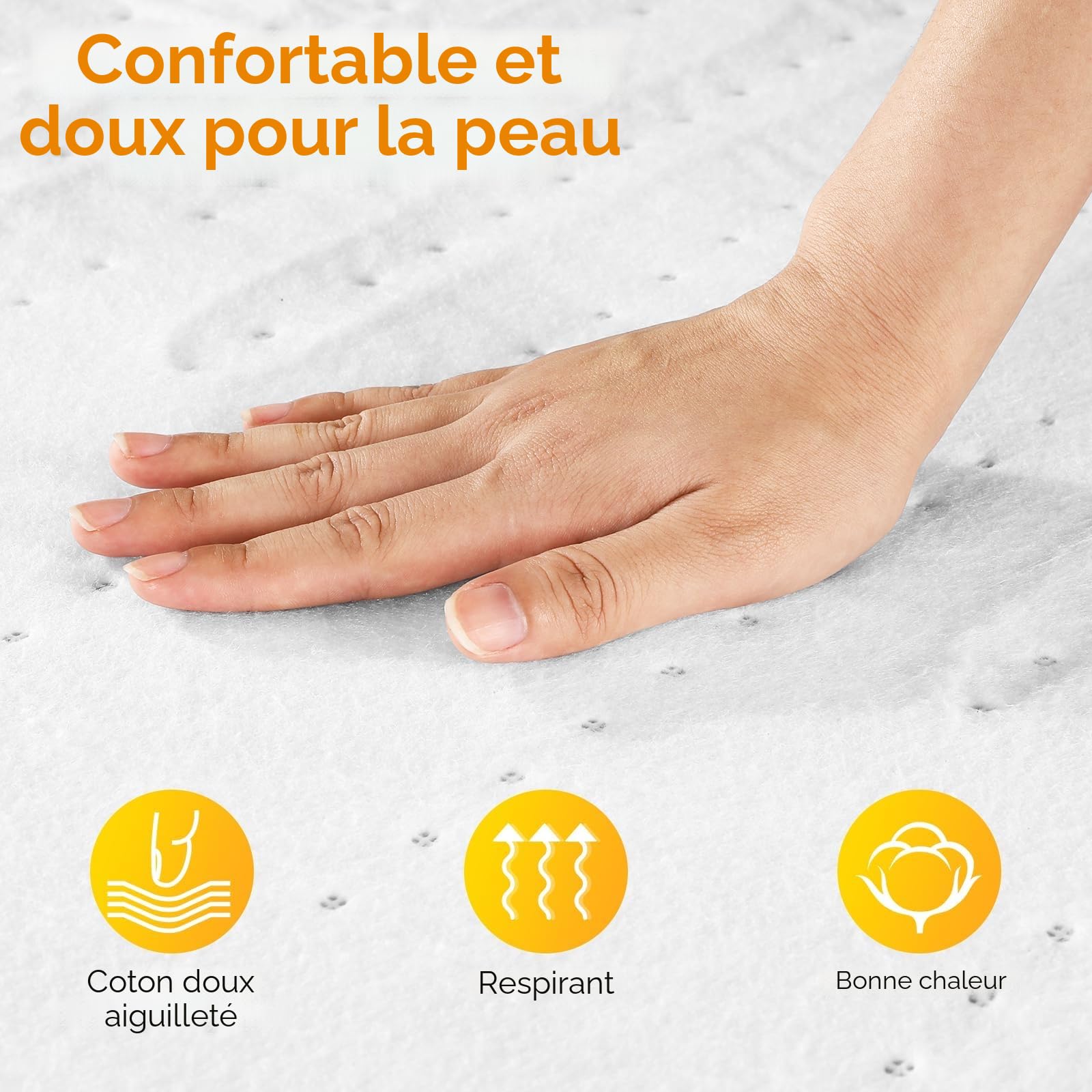 TLGREEN Surmatelas Chauffant 2 Places, 100W, 187x139 cm, 6 Température & 2 Télécommande, D'arrêt Automatique et Protection Contre la Surchauffe, Lavable en Machine, sous-Couverture Électrique