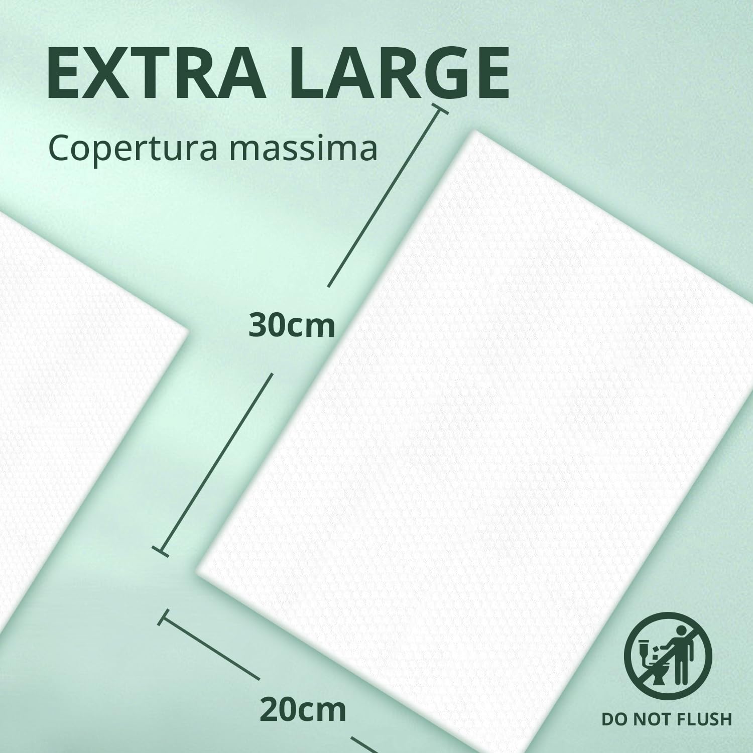 WhyWorry XL Salviette Umidificate per Adulti, 20 x 30 cm Extra Grandi Salviettine per la Pulizia del Corpo per Incontinenza e Anziani, con Aloe e Vitamina E, Extra Spesse, Senza Profumo, 220 Unità