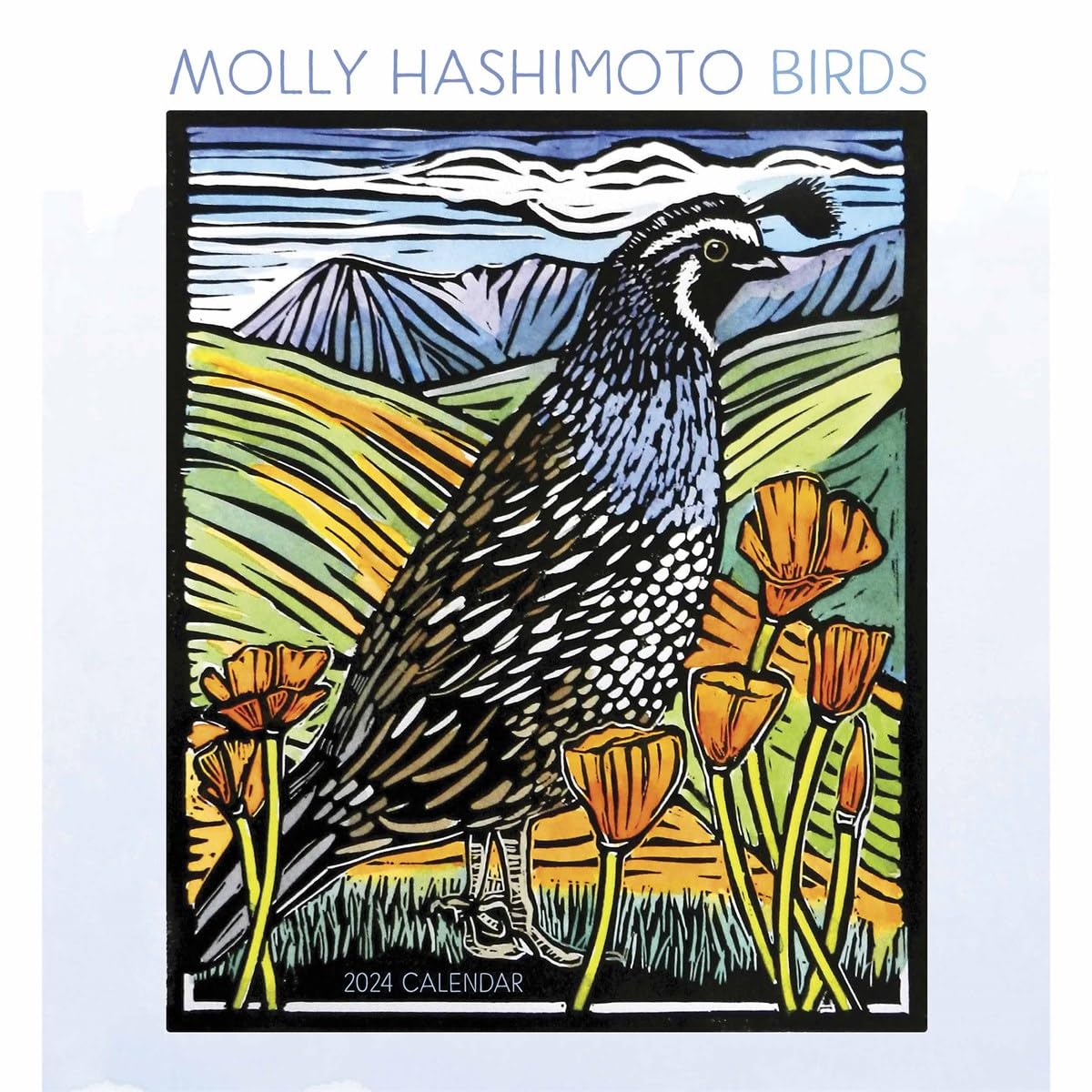 Molly Hashimoto: Birds 2024 Wall Calendar