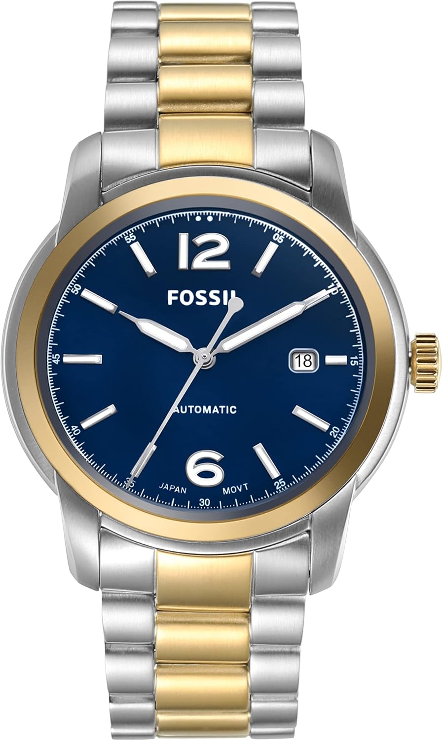 Fossil Heritage Automatic Blue Dial Unisex Watch ME3230