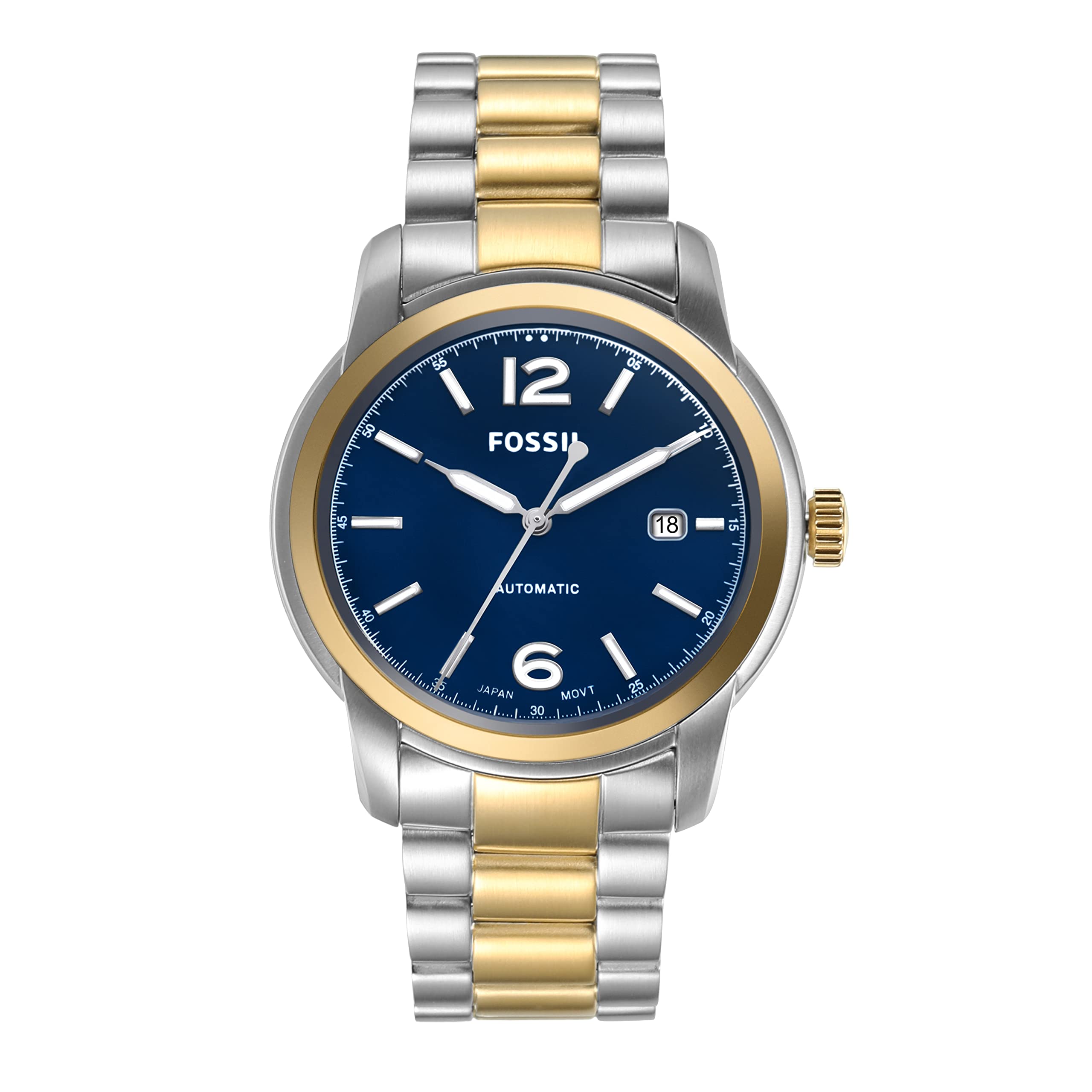 Fossil Heritage Automatic Blue Dial Unisex Watch ME3230