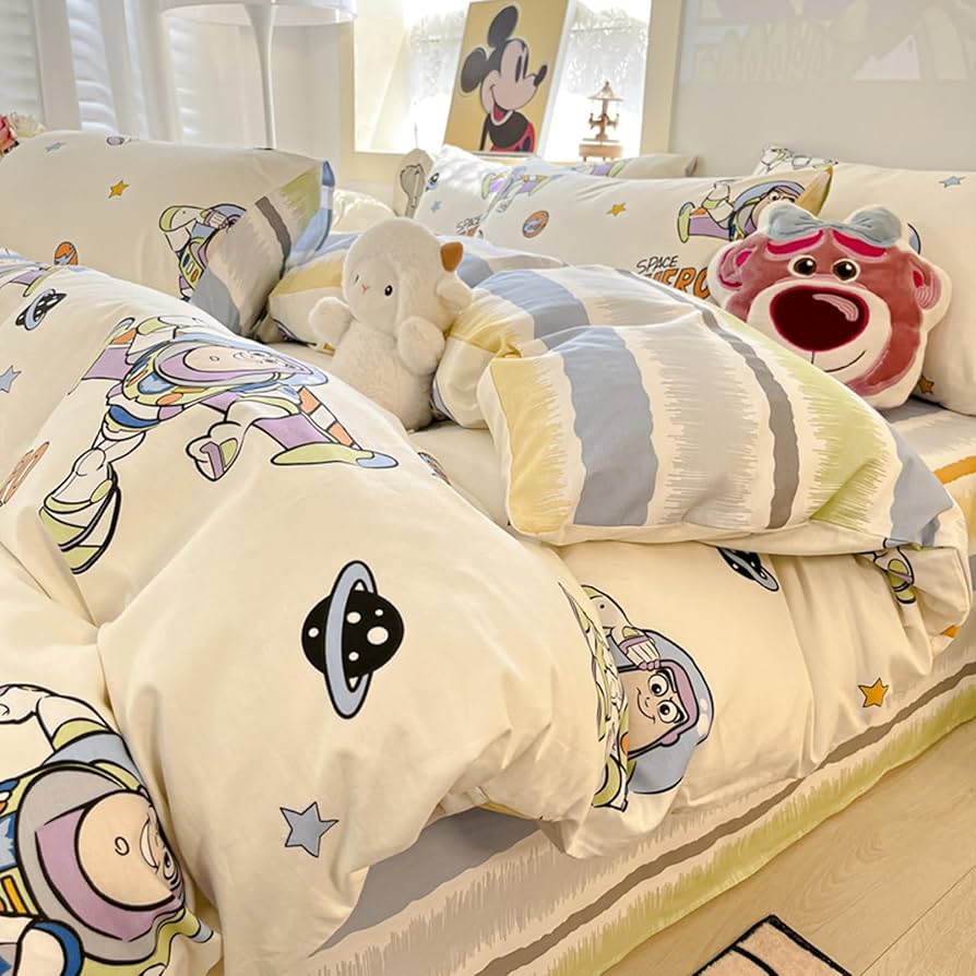 トイストーリー　布団カバー　ふとんカバー　まくらカバー　バズ トイストーリー布団カバーセット 布団カバー ピロカバー