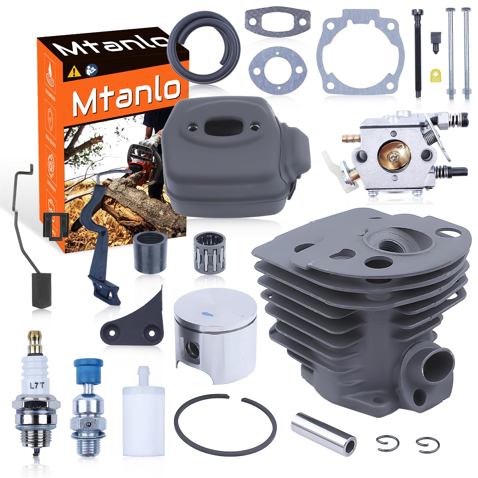 Amazon.com: Mtanlo For Husqvarna 55 51 For Chainsaw parts, 46mm