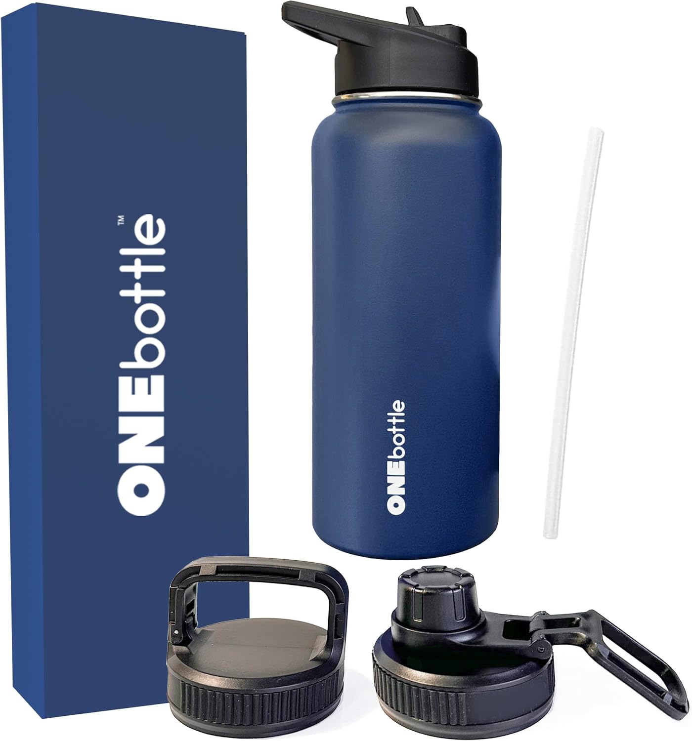 Coldest Water Bottle 32 oz Water Bottle, Navy Blue