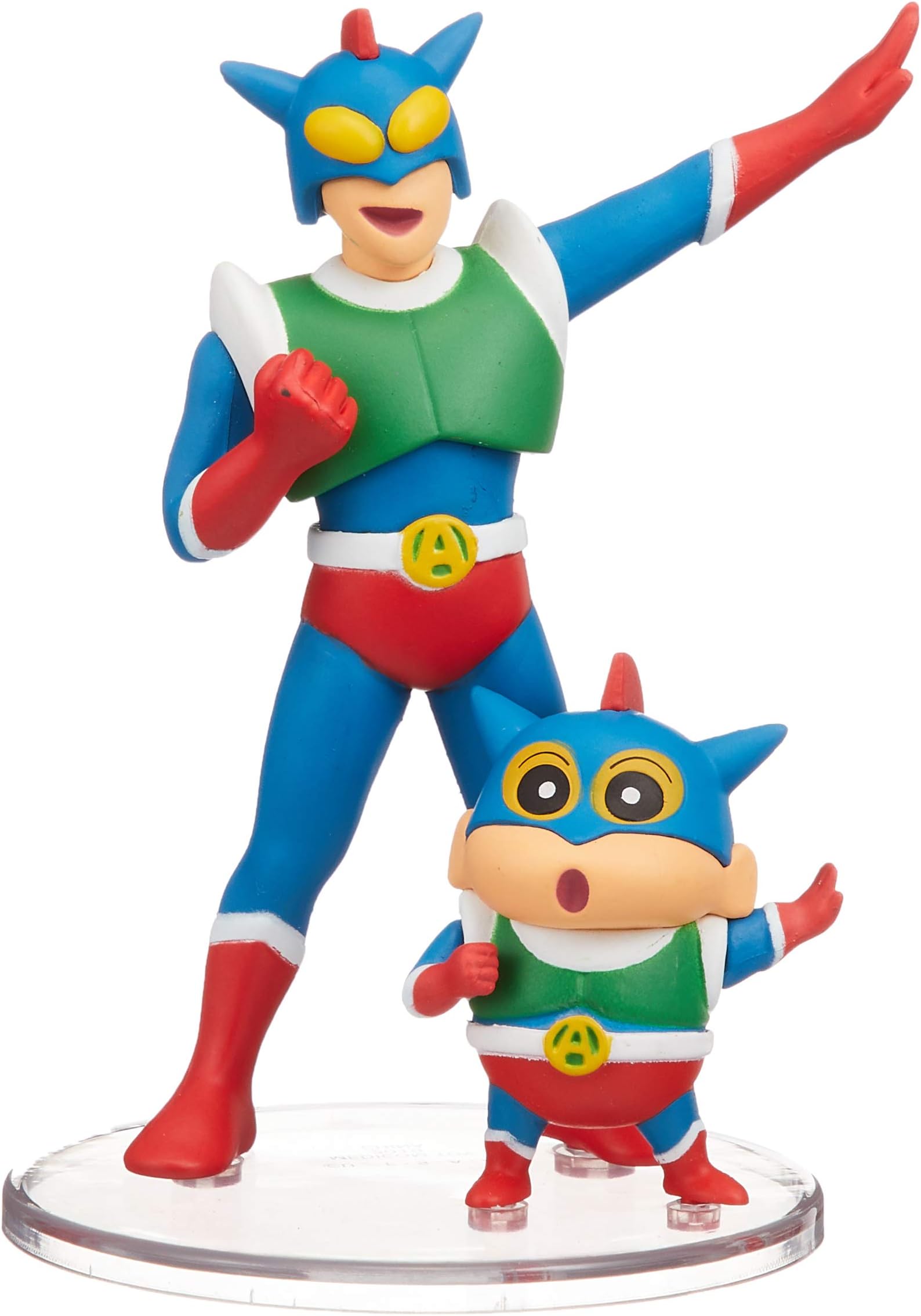 UDF Ultra Detail Figure No. 471 Crayon Shin-chan Action Kamen & Action Kamen Shin-chan Total Height Approx. 3.7 / 1.7 inches (95/42 mm), Painted Finished Figure