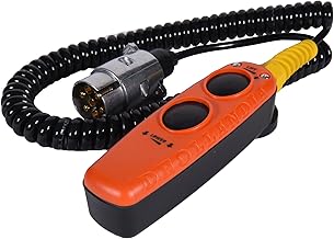 Partsline Wired Remote Control 2 Buttons Up / Down for Tailgate Lift 7 Pin Socket Magnetic Fixing Equivalent to E0787.2.H - DHOLLANDIA, ERHEL, MBB-INTER, MIC, ANTEO, HYDRIS