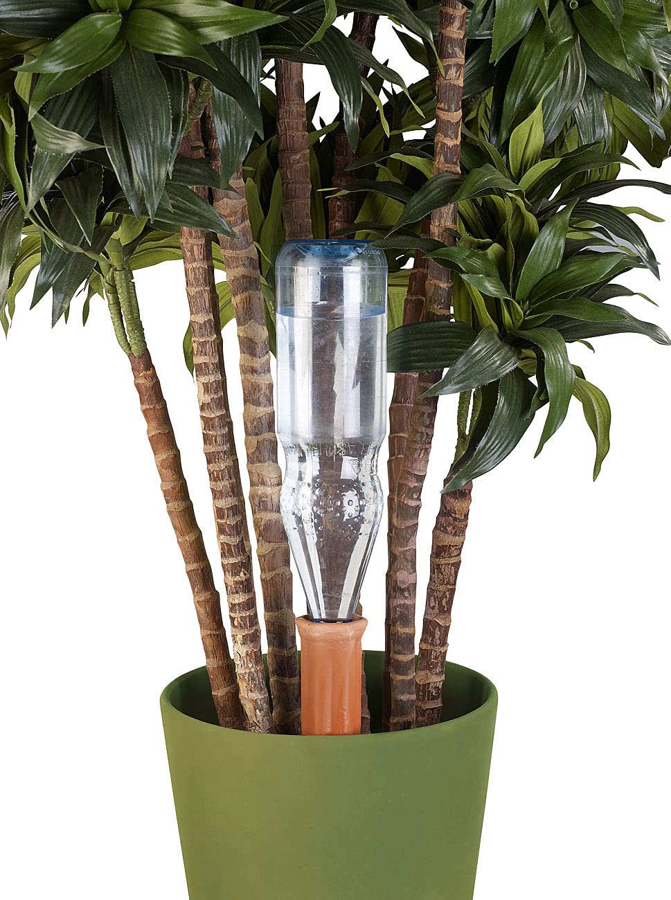 Royal Gardineer Bewässerung Topf: 12er-Set XL-Bewässerungs-Tonkegel für Glas- & PET-Flaschen bis 1 Liter (Bewässerungskegel Ton für Flaschen, Bewässerungssystem Ton, Wein)