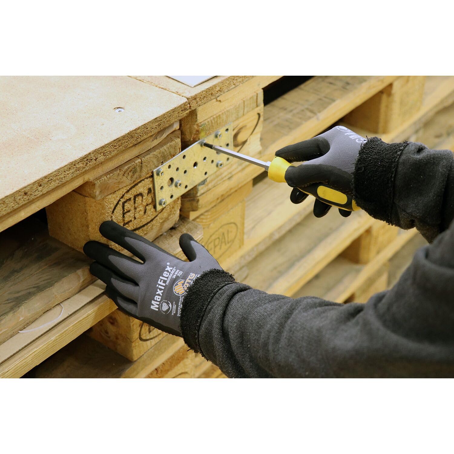 ATG Maxiflex Handschuhe Gr. 7 Endurance 10 Paar - Arbeitshandschuhe mit  Noppen fr Herren und Damen - Montagehandschuhe mit bestem Grip :  Amazon.de: Baumarkt