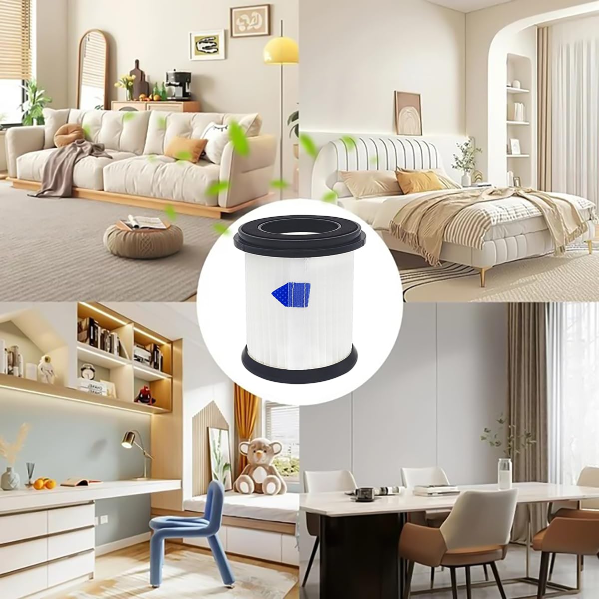 WIIYENA Filtros PreMotor, Filtro Lavable De Repuesto Para