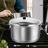 Vista 2 de DECHOUS Cacerola con tapa Tapa de sartén Tapas de vidrio para hornear Tapas de repuesto Cubierta de plato de microondas Tapa de sartén de cocina