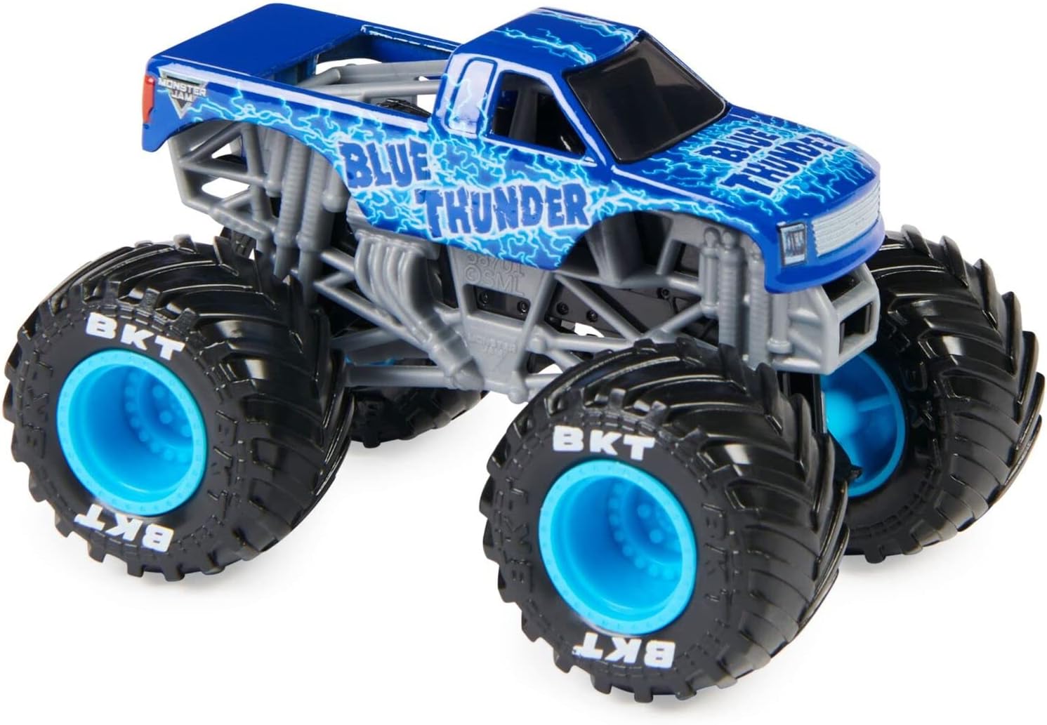 Monster Jam 2022 Spin Master 1:64 Diecast Truck with Bonus Accessory: Legacy Trucks Blue Thunder