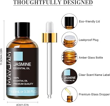 MAYJAM 100ML/3.38FL.OZ Neroli Essential Oil and Jasmine Essential Oil