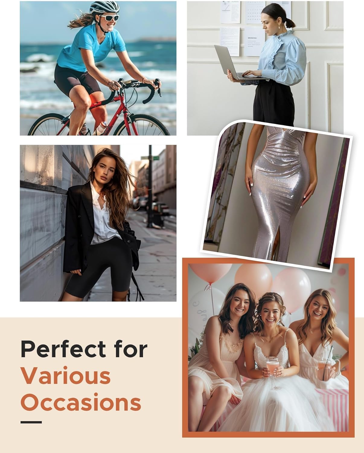 INNERSY Women's Seamless Slip Shorts for Under Dresses Anti Chafing Cooling Boy Shorts 2-Pack - Image 5