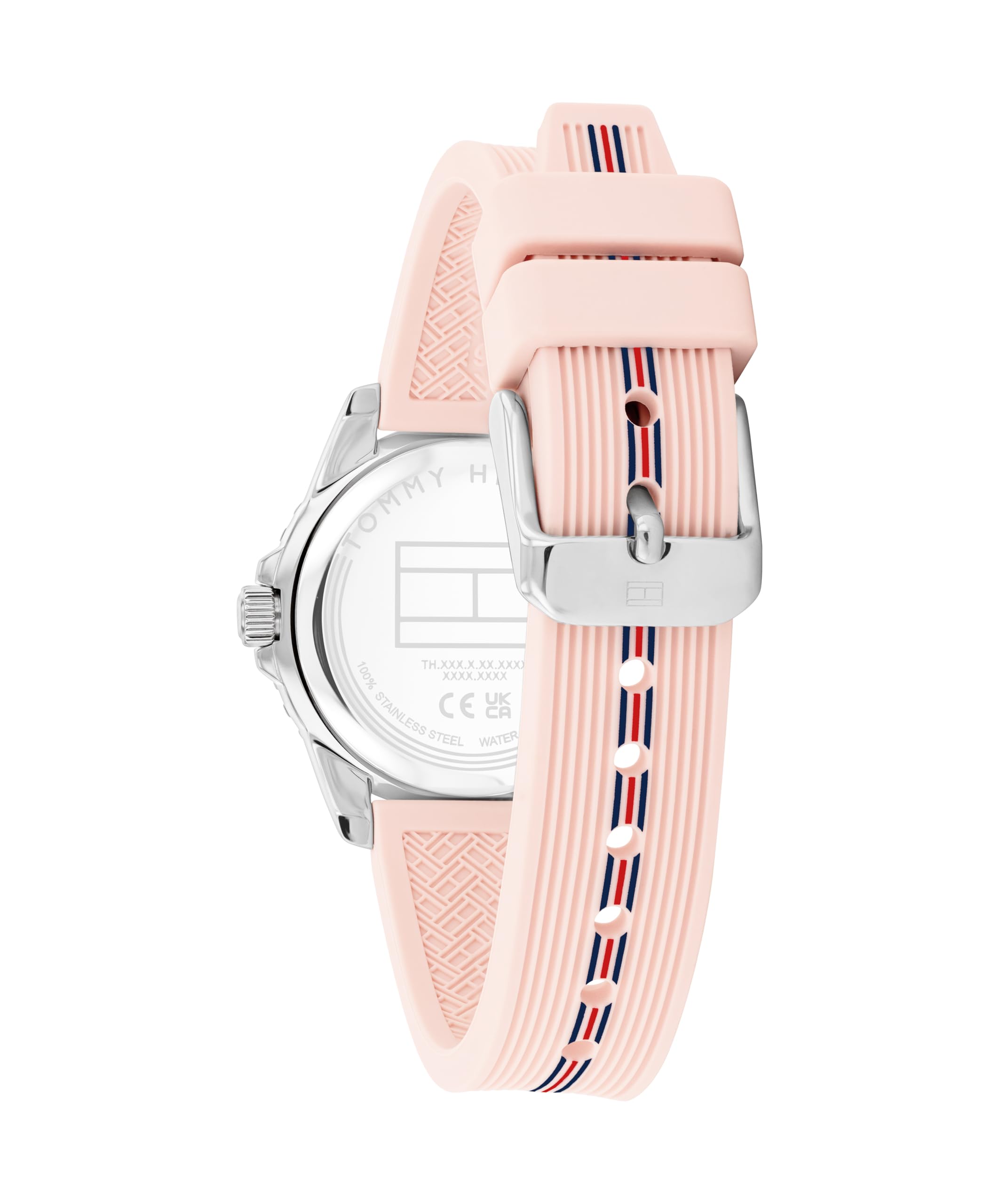 Tommy Hilfiger Orologio con Movimento al Quarzo a Tre Lancette per i Giovani con Cinturino in Acciaio Inossidabile o in Silicone