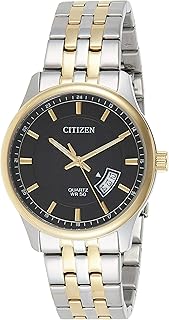 ساعة سيتيزين للرجال بحركة كوارتز وعرض أنالوج وسوار متعدد من الفولاذ المقاوم للصدأ -BI1054-80E