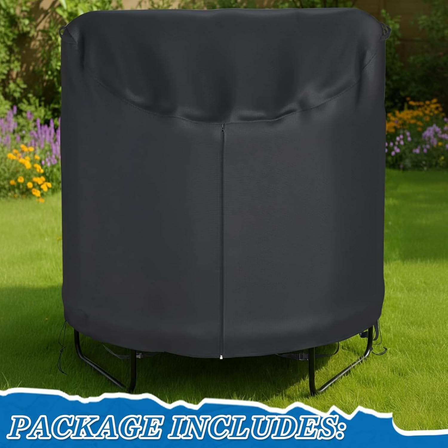 Trampoline Shade Cover, Foldable Waterproof Canopy, Small Trampoline Replacement Cover, Rain Sun Snow Protection, Jumping Bed Maintenance Care Children Parents