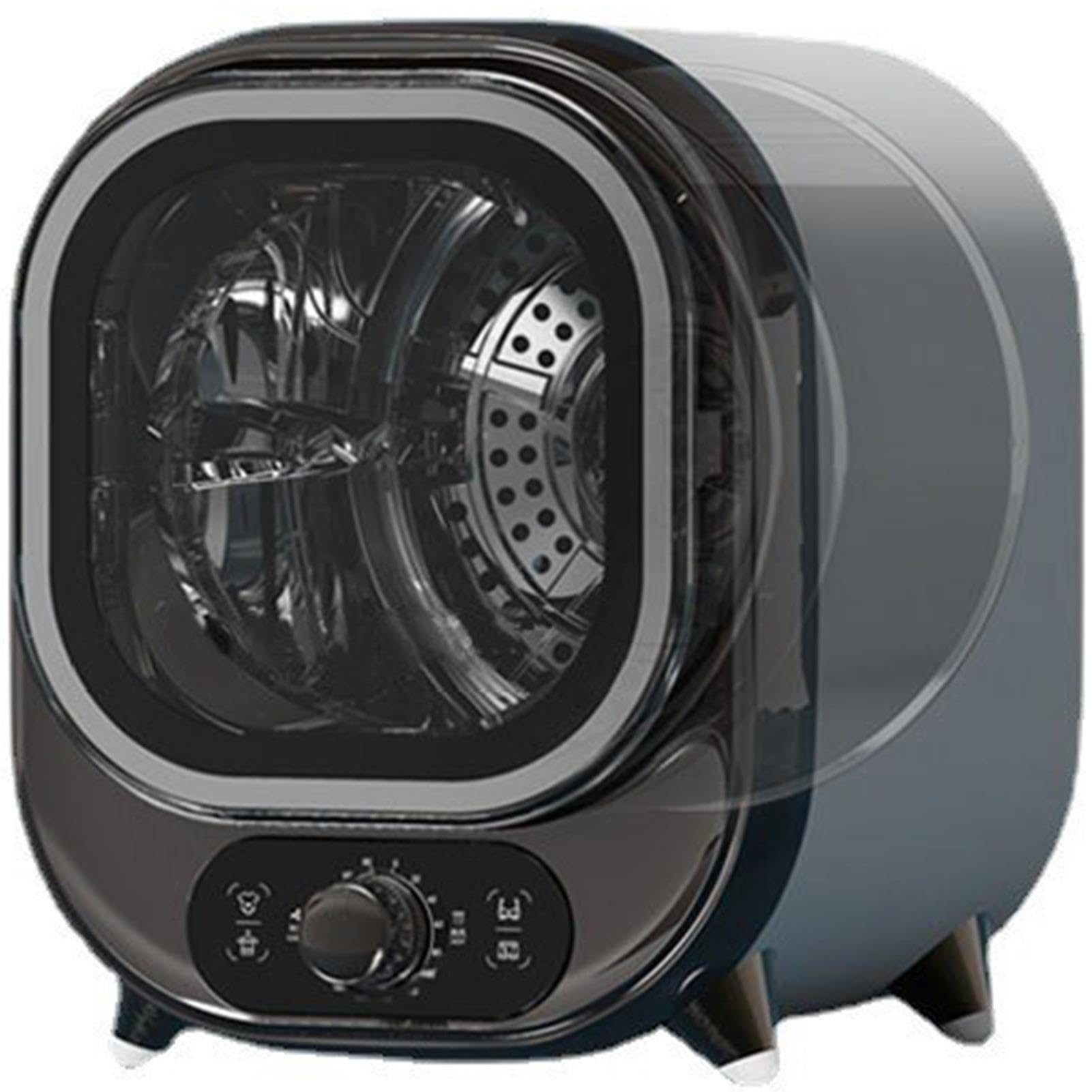 Asciugatrice Portatile a Condensazione,Mini Asciugatrice Compatta Centrifuga,Con Centrifuga Asciugatura Ventilata Contiene Materiale in Acciaio Inossidabile,Capacità 0,8 kg Per Piccoli Spazii(Blue2)