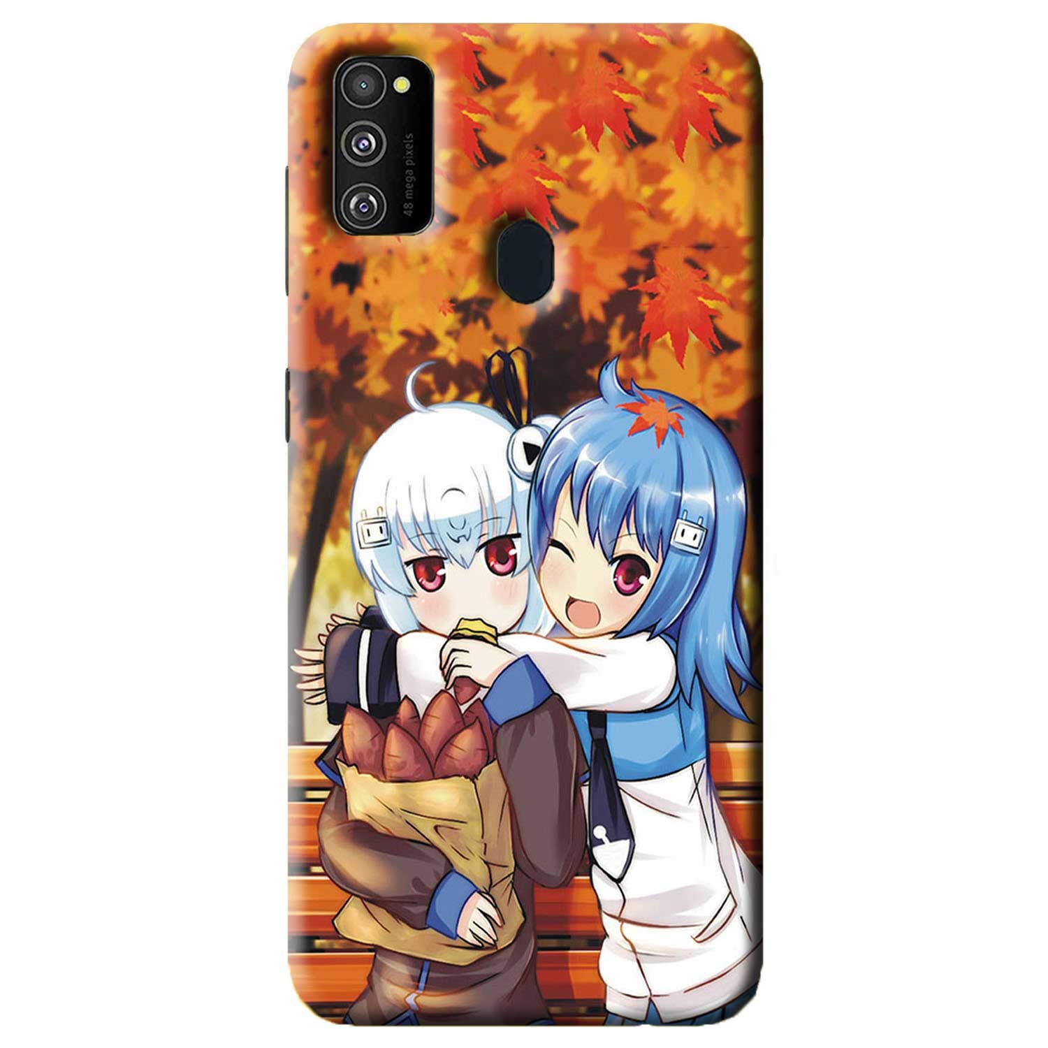 NDCOM for Bilibili Douga Cartoon Printed Hard Mobile Back Cover Case for Samsung Galaxy M31