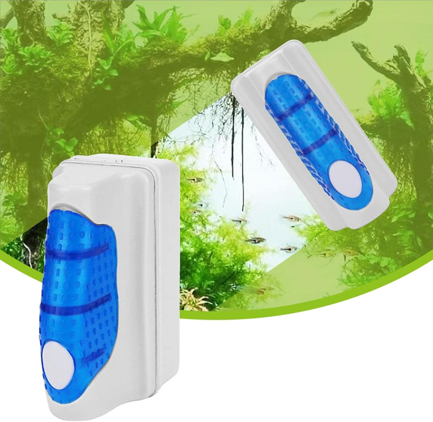 Aquarium Magnet Cleaner,Aquarium Glass Cleaner,Magnetic Scrubber Algae Clean Brush,Fish Tank Aquatic Algae Cleaning Tool,Aquarium Fish…