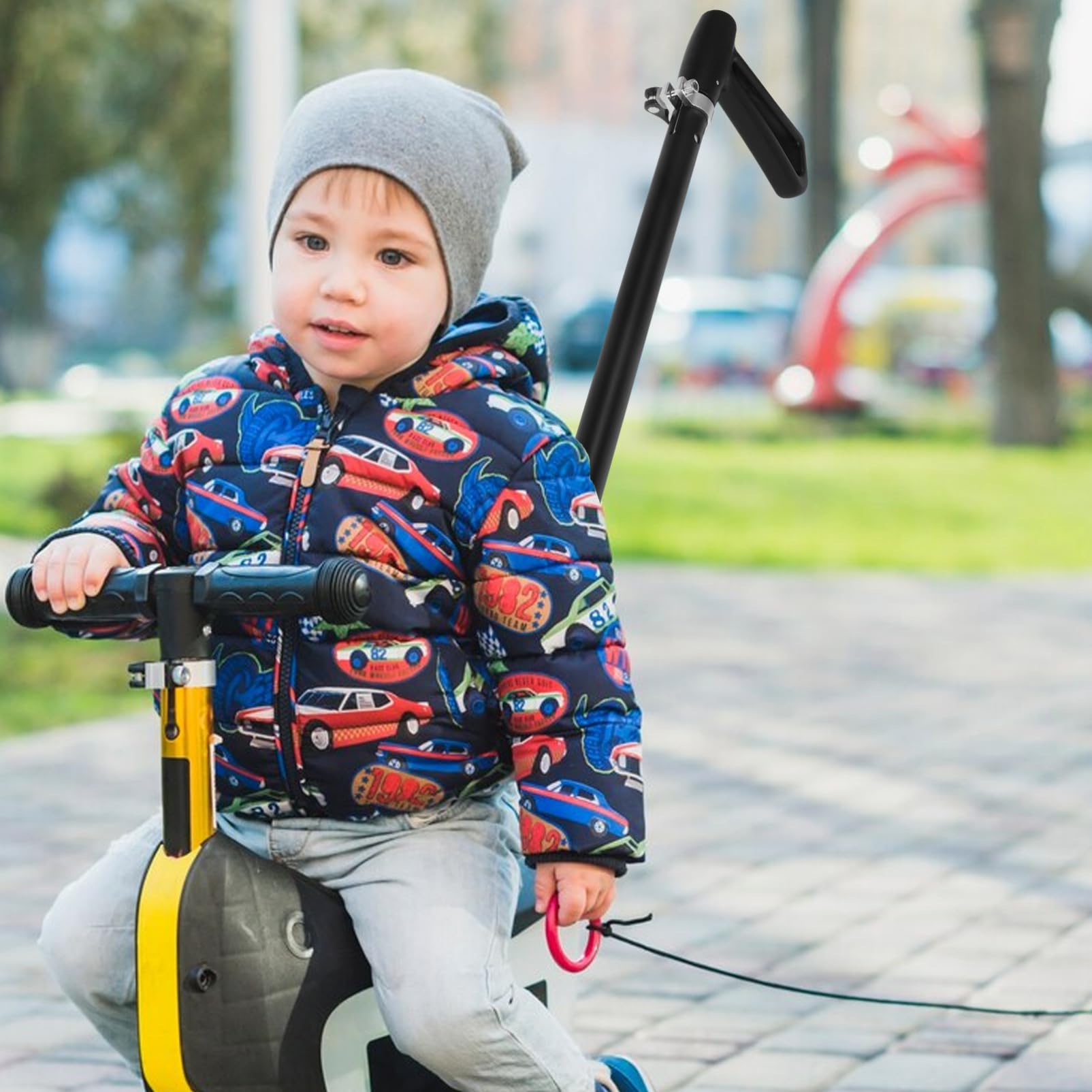 Scooter Schieberwagen Kinderwagengriff Für Kleinkinder Kinderwagen Zubehör Kleinkind Schiebeauto Griff Säuglings Schiebeauto Griff Kunststoff Schwarz