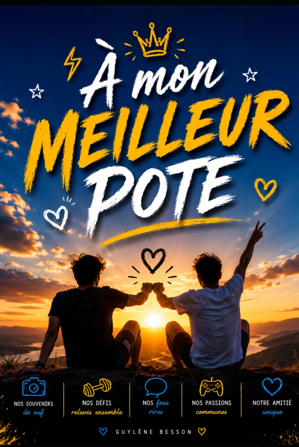 À mon meilleur pote: Livre à remplir pour mon meilleur ami : Le carnet de souvenirs personnalisé et humoristique à compléter pour célébrer notre amitié, nos dossiers cultes et notre fraternité.
