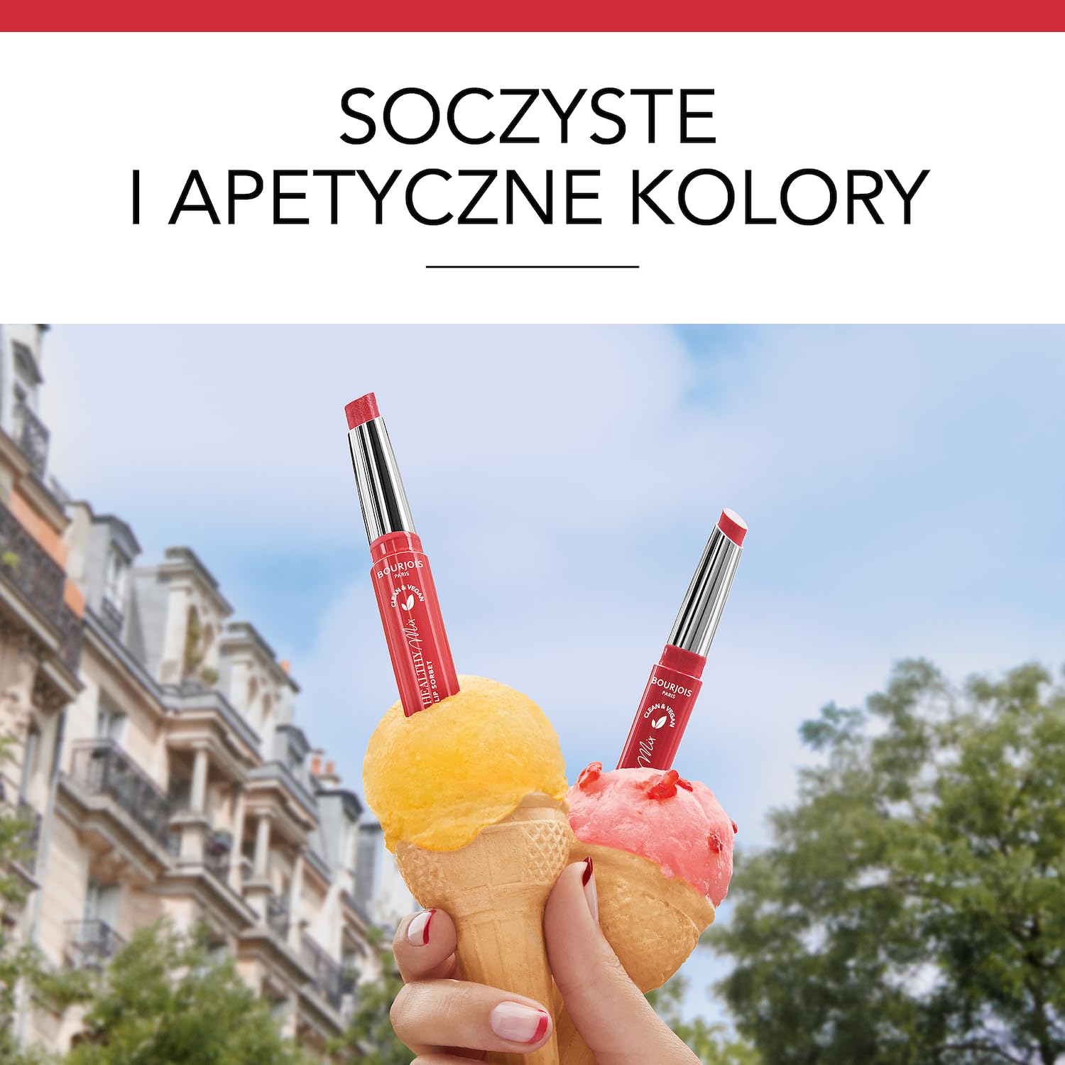 Bourjois Healthy Mix Clean Lip Sorbet wegańska, nawilżająca pomadka do ust nr 06 - Peanude Butter