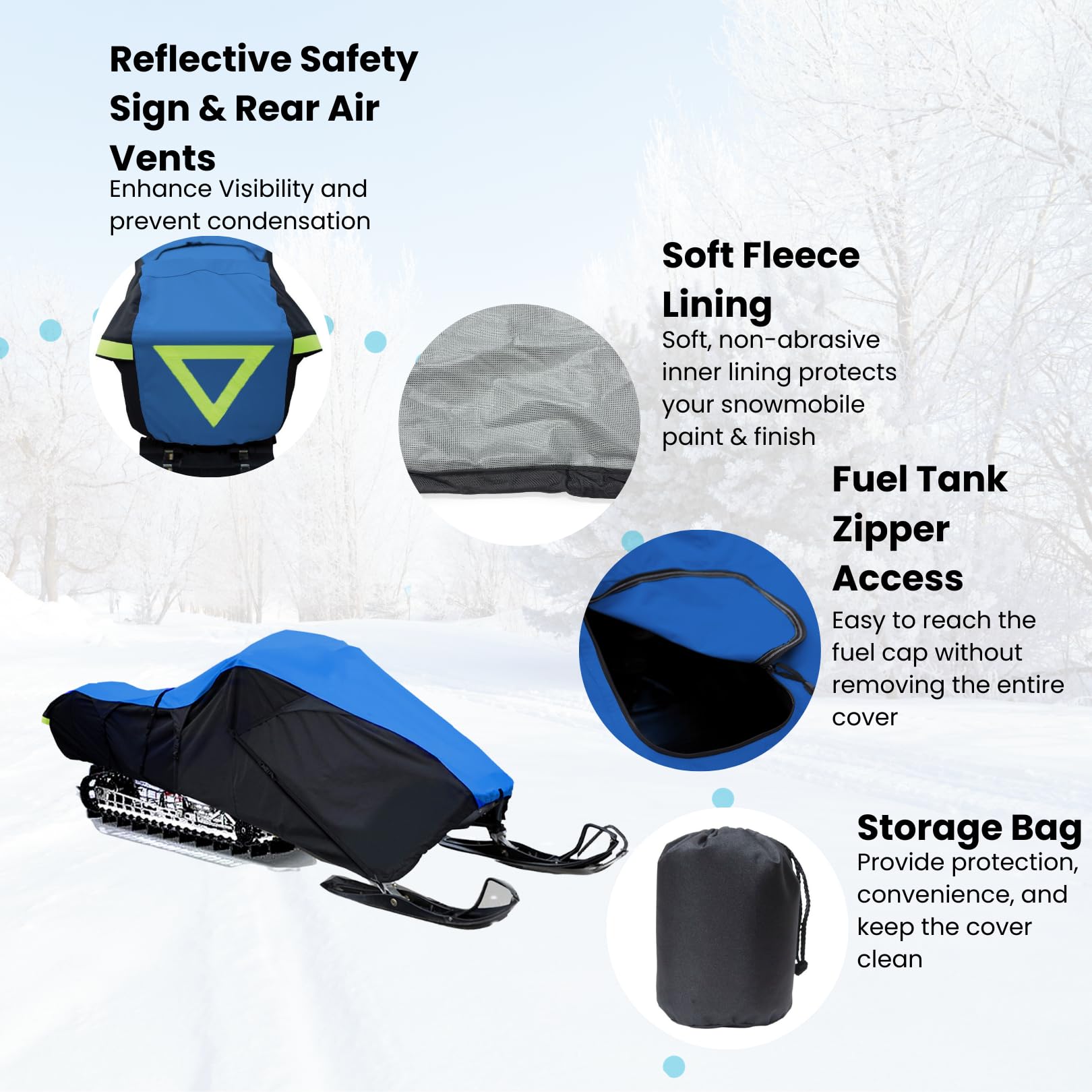 Amazon | EliteShield スノーシールド スノーモービルカバー 高耐久 