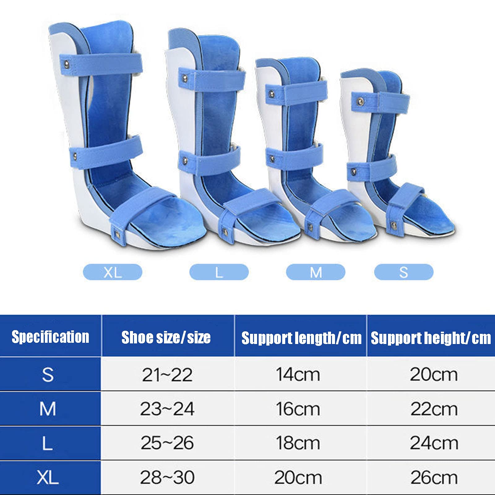 Kids AFO Drop Foot Férula Ortopédica Tobillo Pie Férula De Noche Soporte para Niños para Esguince De Tobillo Fractura Fijación Brace Varus Corrección De Pie Soporte,Right,L