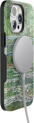 Vista 300 de Casely Funda para iPhone 15 Pro Jardín Secreto Flores mixtas Funda atrevida Compatible con MagSafe y botón de acción Jardín Secreto Floral