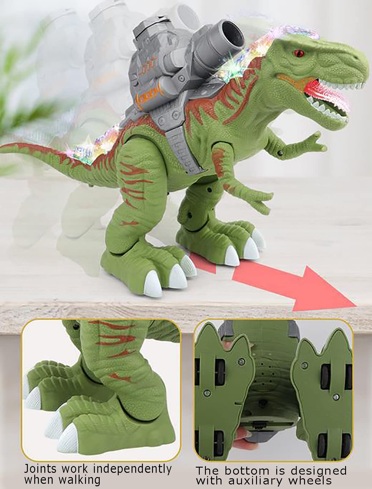Amazon.co.jp: 恐竜のおもちゃ電気ライトアップウォーキング恐竜 Amazon.co.jp: 恐竜のおもちゃ電気ライトアップウォーキング恐竜