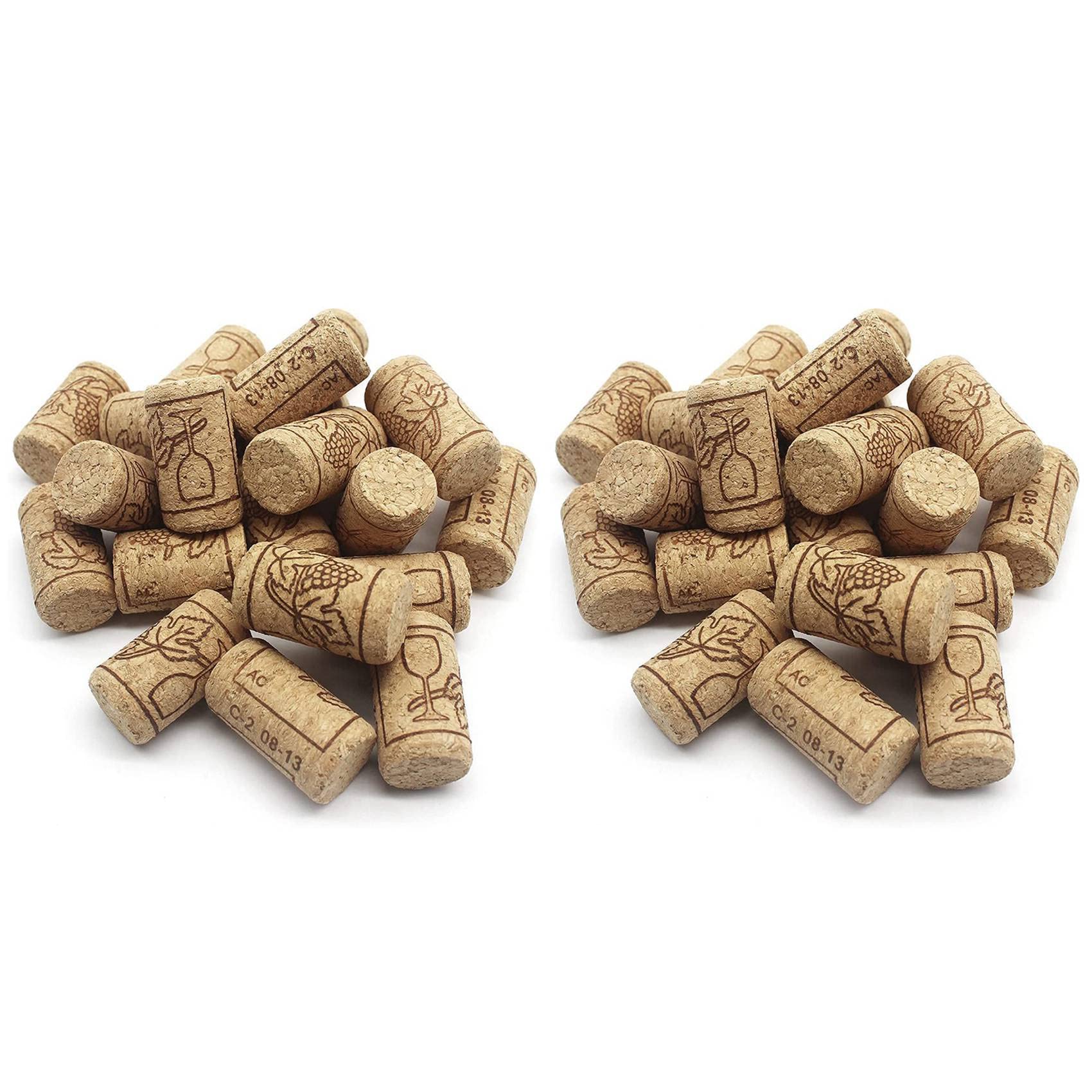 Aundhegrtt 2X Wine Corks, Wooden Cork Wine Bottles Cork for Natural Corks for Wooden Wine Corks for DIY, Decoration and Hobbies
