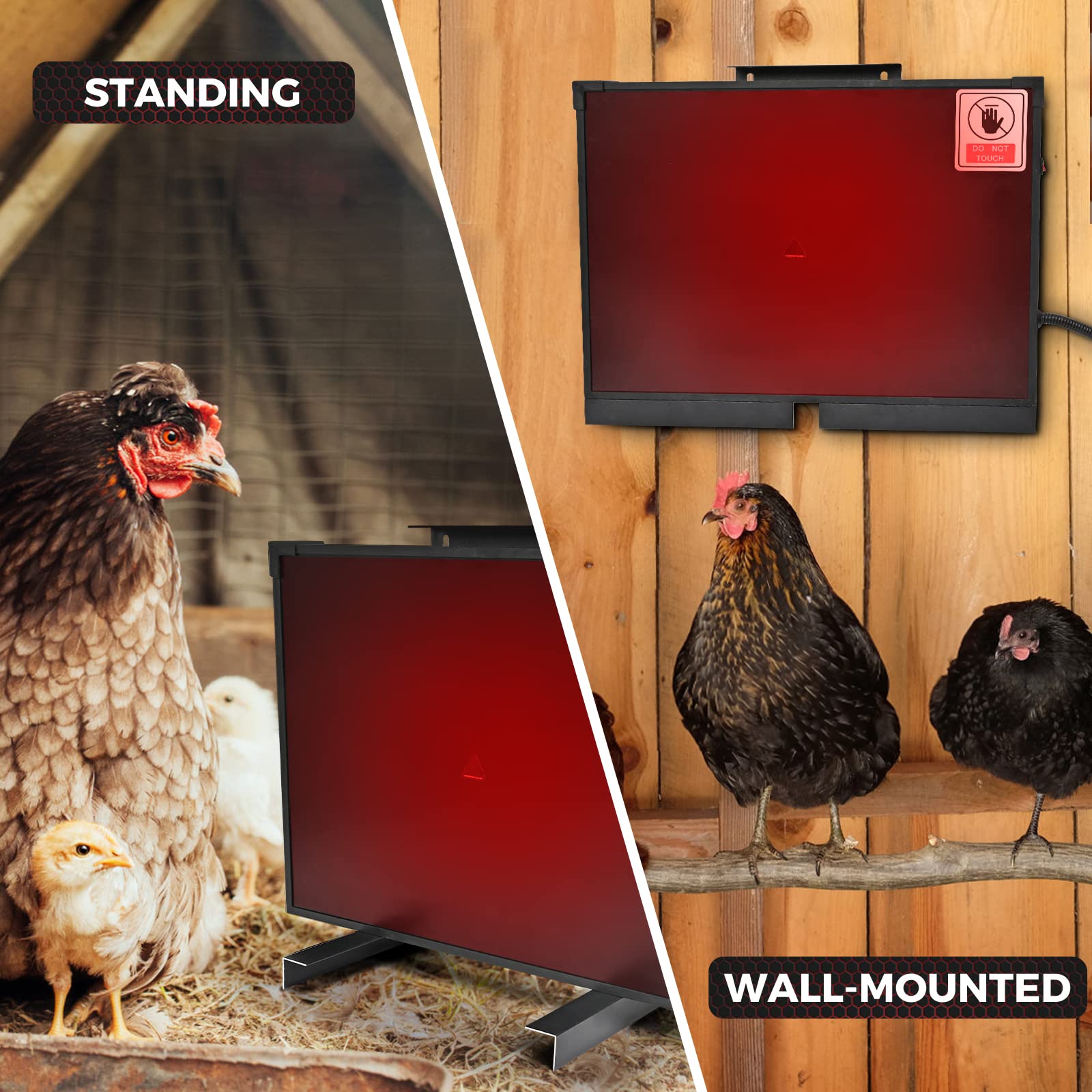 Chicken Coop Heater, Radiant Heat Chicken Heater Heating Panel Chicken Coop  Accessories, Heat Warmer for Chicks Dogs Cats Pets Animals : Amazon.ca: Pet  Supplies