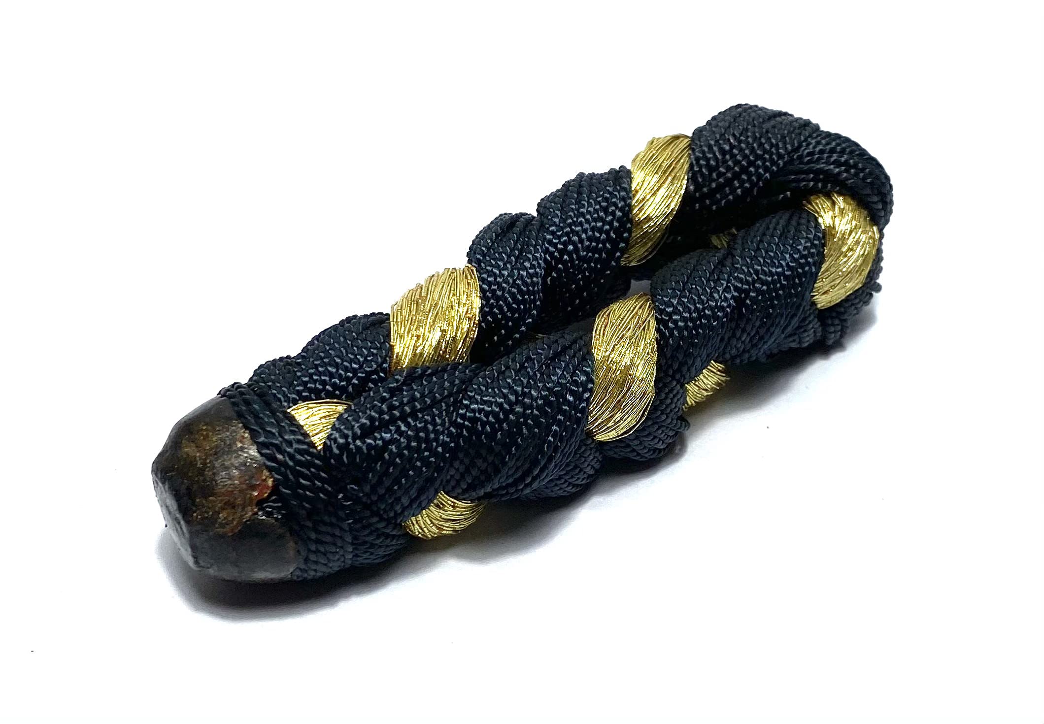 MAHANT JI Handicraft Thick Or Broad Golden Black Thread Braided Wrist Band For Men And Women - Thickness Size 3 Cm (B09GPLSZTH) Amazon Price History, Amazon Price Tracker