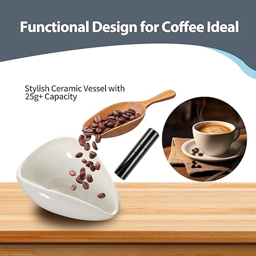 Miniatura 3 de Taza dosificadora de café, taza dosificadora de grano de café y botella de spray de 0.3 fl oz, accesorios de barra, recipiente dosificador de